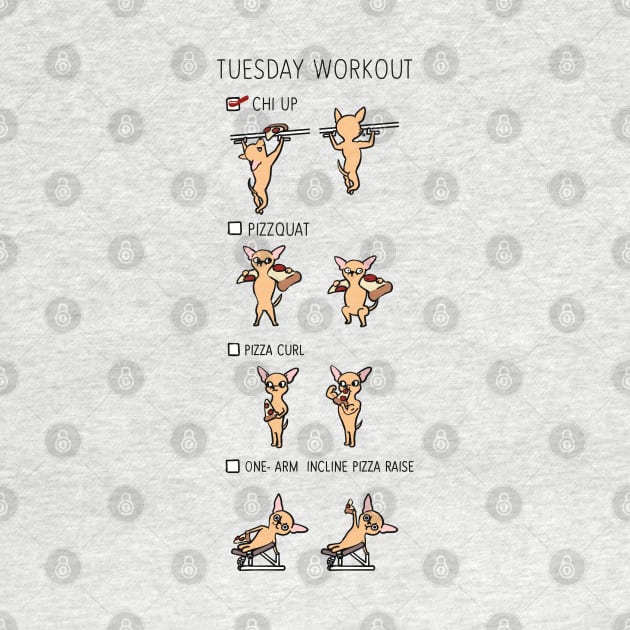 Tuesday Workout with Chihuahua by huebucket